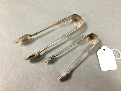 Lot 30 - A Pair of Victorian Hallmarked Silver Fiddle...