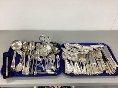 Lot 178 - Walker & Hall Dubarry Style Canteen of Plated...