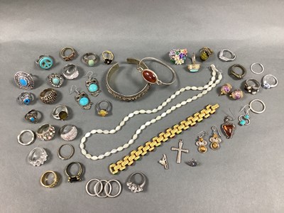 Lot 130 - A Collection of Assorted Costume Dress Rings,...