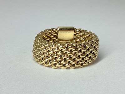 Lot 77 - QVC; A Modern Woven Mesh Band, of uniform...