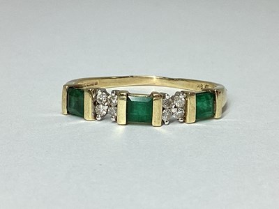 Lot 52 - QVC; A 9ct Gold Half Eternity Style Ring,...