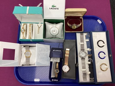 Lot 165 - A Selection of Modern Ladies Wristwatches,...