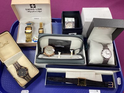Lot 160 - A Collection of Modern Gent's Wristwatches,...
