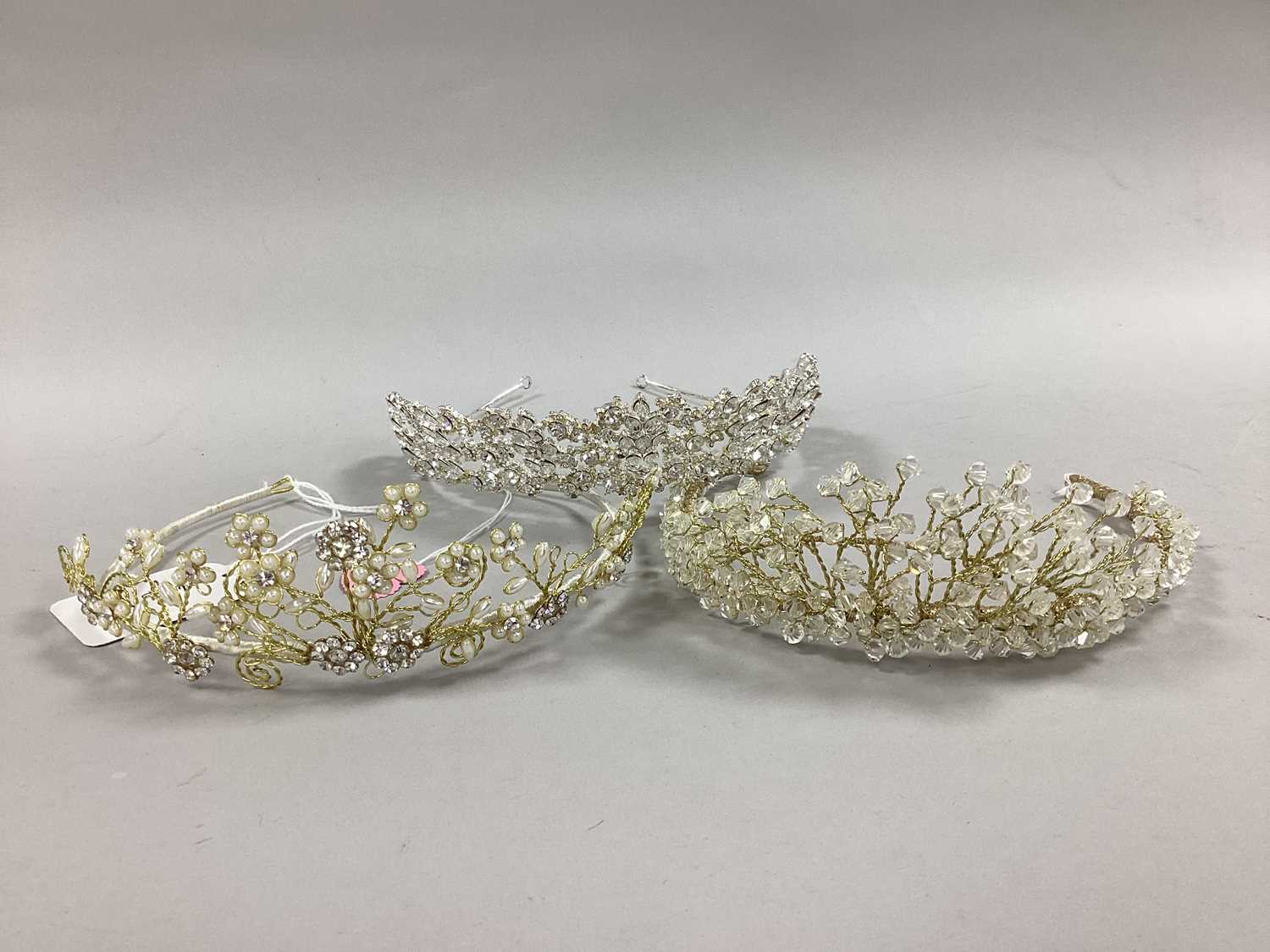 Lot 29 - Ex Bridal Boutique Tiaras, including imitation...