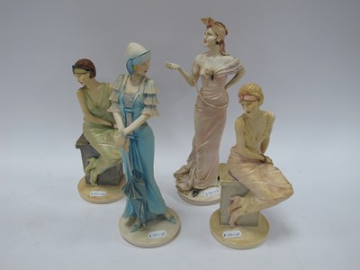 Lot 1176 - Four Boxed Royal Doulton “Classique” Figures:...