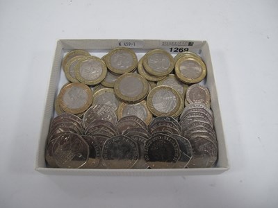 Lot 1269 - Collection of GB coins, including thirty one...