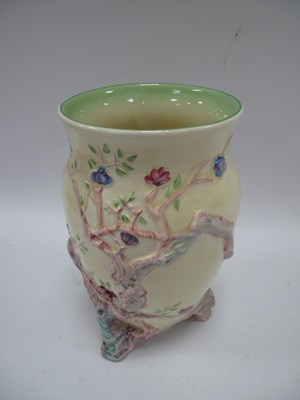 Lot 1230 - Clarice Cliff Indian Tree Three Footed Vase...