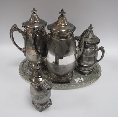 Lot 1260 - An Early 1900s Four Piece Tea/Coffee Set of...