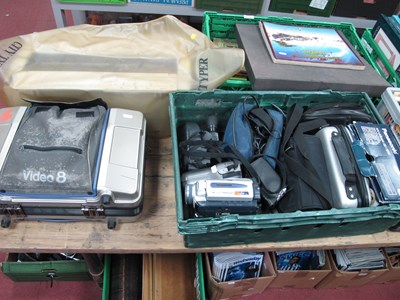 Lot 1087 - Camcorders, including cased Sony CCD-V8AF with...