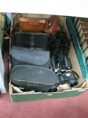 Lot 1160 - Binoculars, including Hunter 7x50, Pathescope...