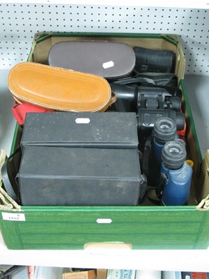Lot 1152 - Binoculars, including Hans Weiss 16x50,...