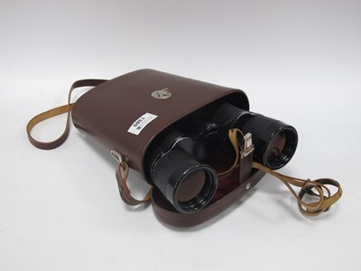 Lot 1389 - Leather cased German Carl Zeiss Jena Jenoptem...