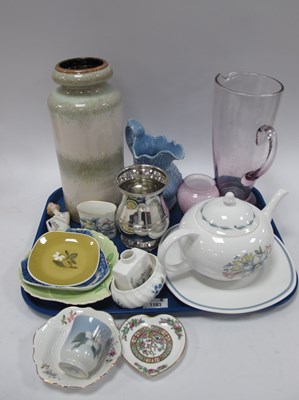 Lot 1183 - West German Pottery Vase, Susie Cooper Tea-pot...
