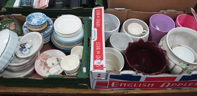 Lot 1094 - XIX Century Style Jardinere Plant Pots, Denby...
