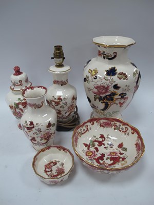 Lot 1184 - Masons “Mandalay” pattern ironstone, including...