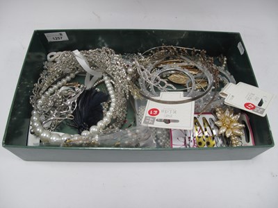Lot 1257 - A Collection of Bridal Tiaras and Other Hair...