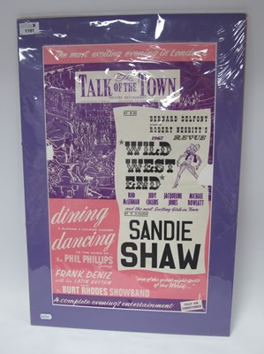 Lot 1191 - A vintage “Sandi Shaw Talk of The Town”...