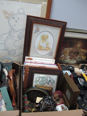 Lot 1013 - Teddy Bear Collectables, including prints,...