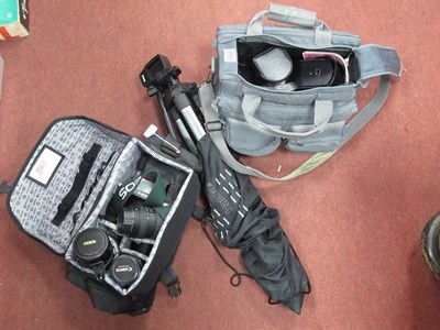Lot 1410 - Camera - EOS 100, a lens 75.300mm, Signet...