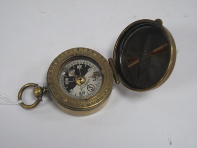 Lot 1272 - Cavalry School Prismatic Marching Compass, by...