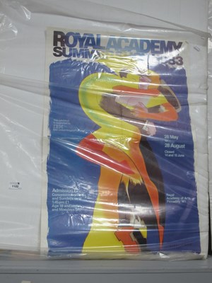 Lot 1122 - Royal Academy Summer Show 1983 Poster,...