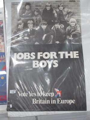 Lot 1125 - Political Poster, circa 1970's Jobs For the...