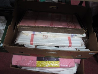 Lot 1113 - Vintage Bedding Sheets. double and single,...